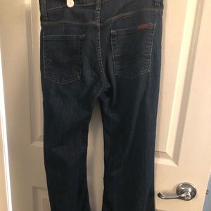 7 for all mankind flare jeans size 28.